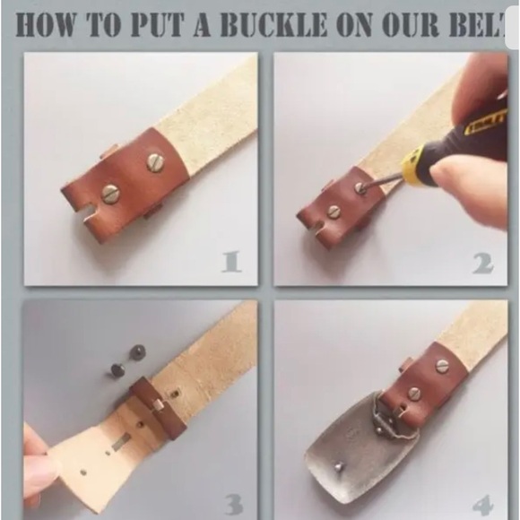 Tiffany & Co. any vintage brass buckle unisex each $128 recreate it see pics - Picture 7 of 11